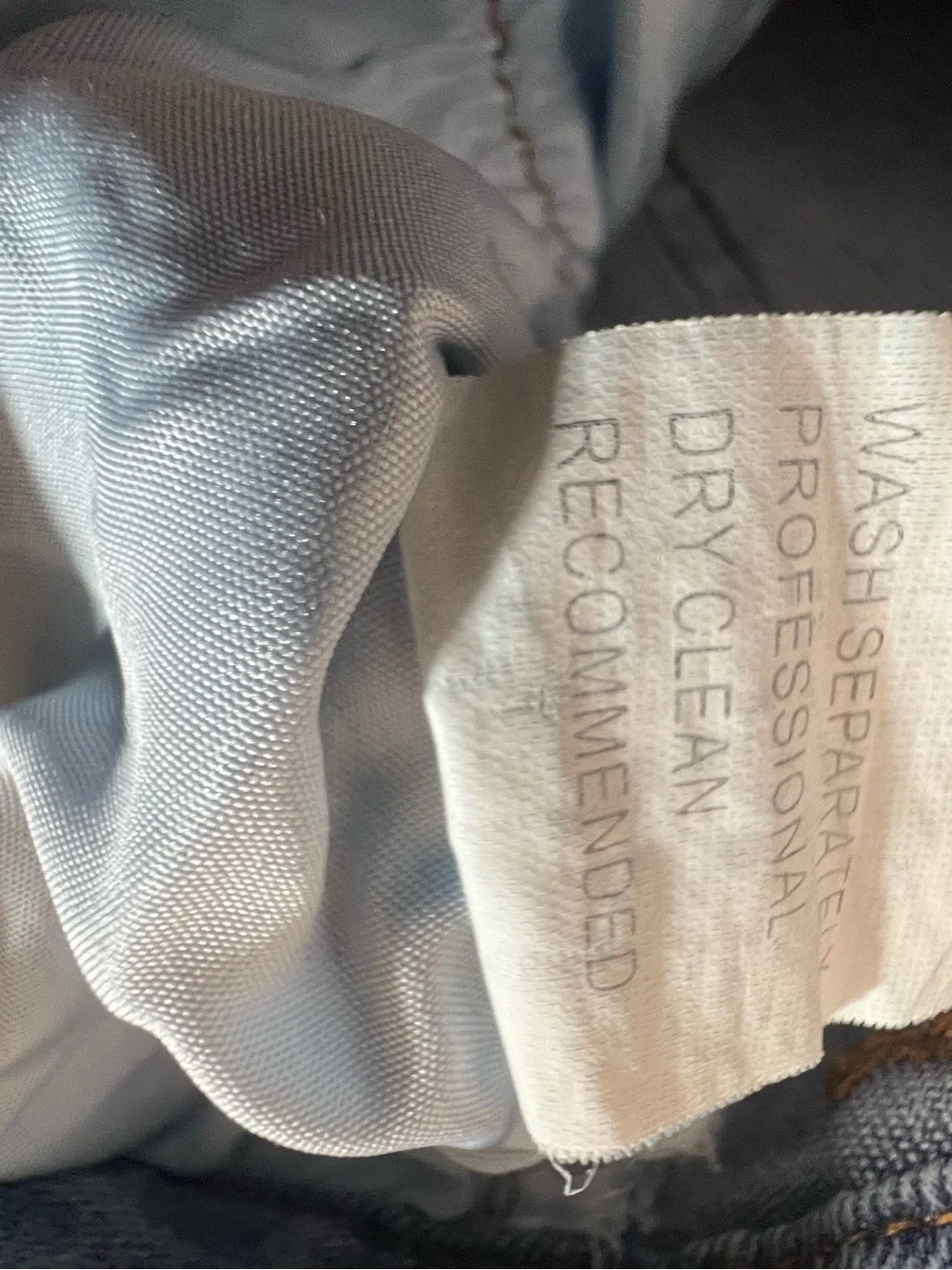 N/A denim bermuda
